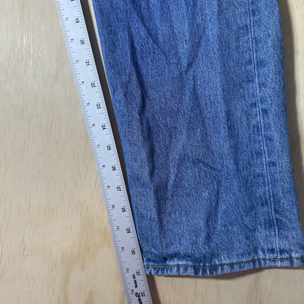 Levi's 501 Jeans Men’s 31X30 Regular Fit Straight Blue Buttonfly Denim - Picture 7 of 10